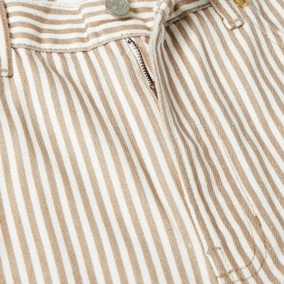 1HR SALE ⚡Reformation Cowboy Striped High Rise Straight Jeans (Pinyon Stripe) - Picture 4 of 4